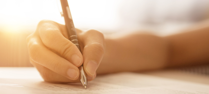 person-writing